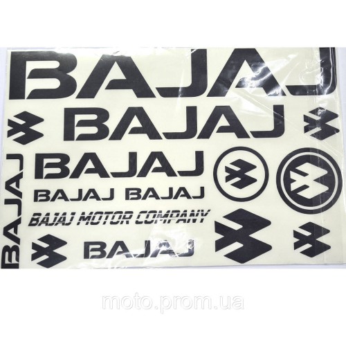 Наклейка лист Bajaj під оригінал
