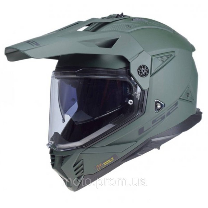 Мотошолом LS2 MX702 Pioneer 2 Solid Matt Mil. Green 06 L