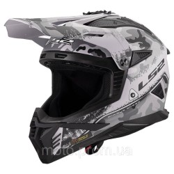Мотошлем LS2 MX708 Fast 2 Carbine Matt Tonal Gray Black M