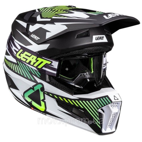 Шолом LEATT Moto 3.5 Helmet + Goggle [Storm Teal], S