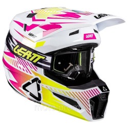 Шолом LEATT Moto 3.5 Helmet + Goggle [Storm Pink], XS