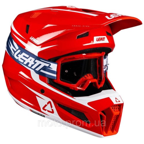 Шолом LEATT Moto 3.5 Helmet + Goggle [Red], L