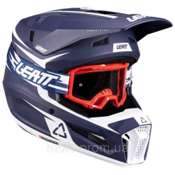 Шолом LEATT Moto 3.5 JR Helmet + Goggle [Blue], YM