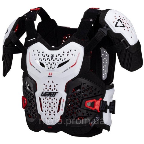 Захист тіла LEATT 5.5 PRO EVO Chest Protector [White], L/XL