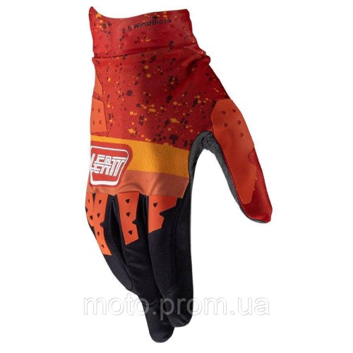 Вітростійкі перчатки LEATT Moto 2.5 WindBlock Glove [Burn Red], M (9)