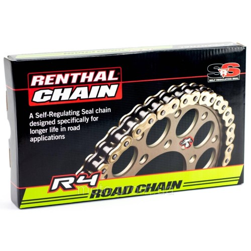 Ланцюг Renthal R4-2 Chain - 530 [Gold], 530-114L / Seal Ring