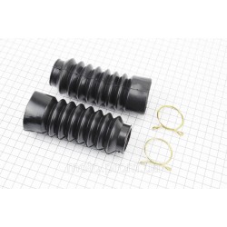 Гофра переднього амортизатора d=30/45mm; L=125mm к-кт 2шт, ЧОРНИЙ Гофра переднього амортизатора d=30/45mm; L=125mm к-кт 2шт, ЧОРНИЙ