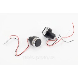 Заглушка - отбойник руля c LED подсветкой габарит + поворот, к-кт 2шт, ЧЕРНЫЙ Заглушка - отбойник руля c LED подсветкой габарит + поворот, к-кт 2шт, ЧЕРНЫЙ