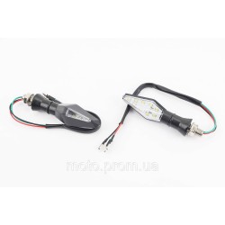Поворот диодный LED СТРЕЛА с отверстием КАРБОН, 2шт Поворот диодный LED СТРЕЛА с отверстием КАРБОН, 2шт