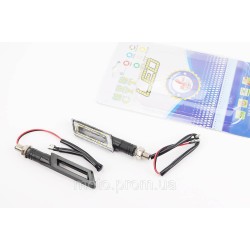 Поворот діодний LED ТОНКИЙ з отвором, 2шт Поворот діодний LED ТОНКИЙ з отвором, 2шт