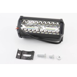 Фара додаткова світлодіодна вологозахисна - 20+20 LED з кріпленням, прямокутна 79*165мм, SUPER LIGHT Фара додаткова світлодіодна вологозахисна - 20+20 LED з кріпленням, прямокутна 79*165мм, SUPER LIGHT