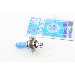 Лампа фари галоген H4 12V 35 / 35W синя SUPER Лампа фари галоген H4 12V 35 / 35W синя SUPER