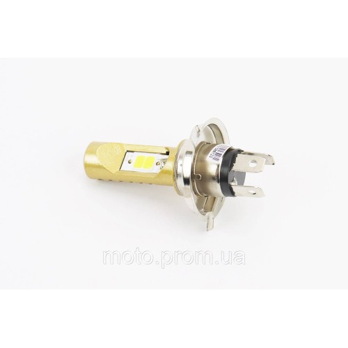 Лампа фари діодна H4 - LED-2+1(лінза)
