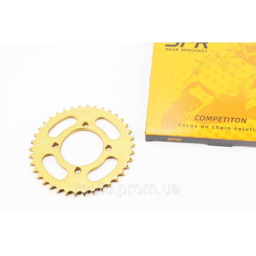Зірка задня RS125 - 428-38T - d=64; 4отв.*80mm GOLD (V200N)