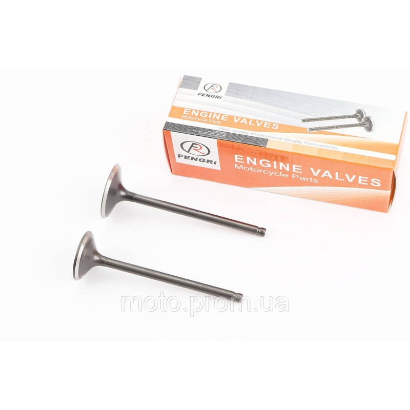 Loncin JL200-68A Клапана випускний (h-88; d-27), впускний (h-88,5; d-31,5) к-кт 2шт СВ-200cc