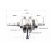 Loncin JL200-68A Коленвал в сборе CBB-200cc