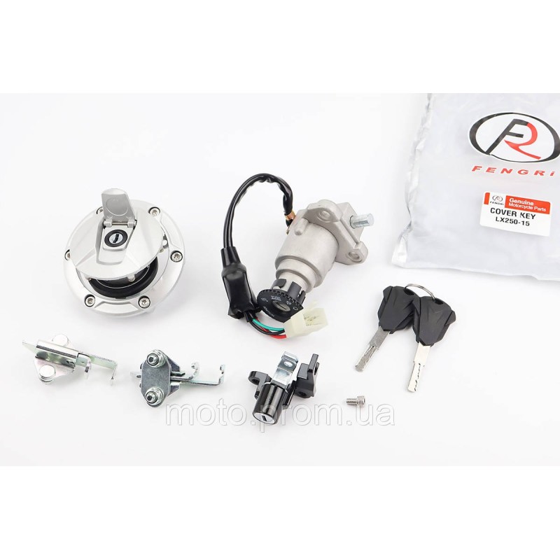 Loncin LX250-15 Замки к-кт (запалювання, бардачка, кришка бака)