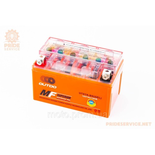 Акумулятор 12V7Ah UTX7A-BS GEL (L150*W87*H94мм), 2024р