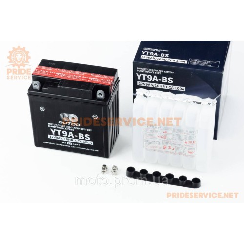Акумулятор 12V9Ah YT9A-BS кислотний (L135*W75*H137мм) 