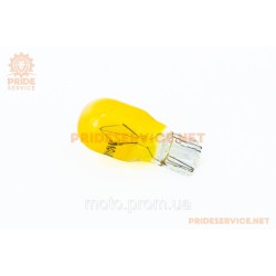 Лампа поворотника T10 (без цоколя) жовта 12V/10W