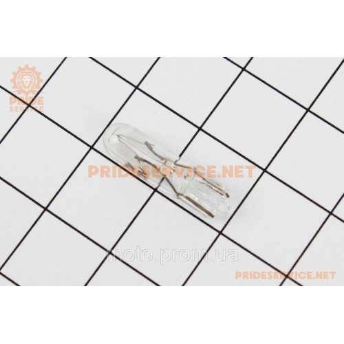 Лампа приладів T5 (без цоколя) 12V1,2W (2.1x4.5d)