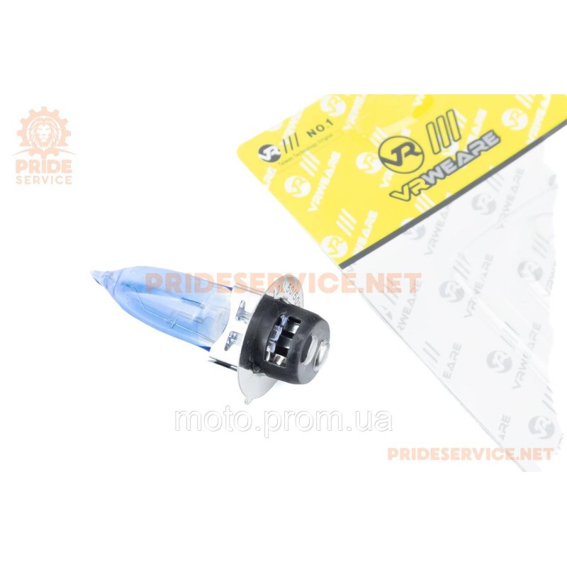 Лампа фари P15D-25-1 12V 50/50W, синя