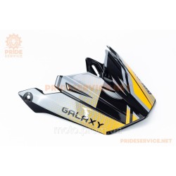 Козырёк шлема кроссового GLX-803, чёрно-оранжевый