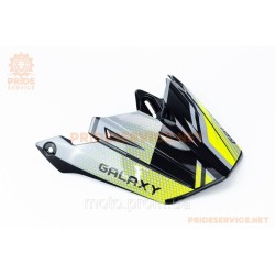 Козырёк шлема кроссового GLX-803, чёрно-салатовый