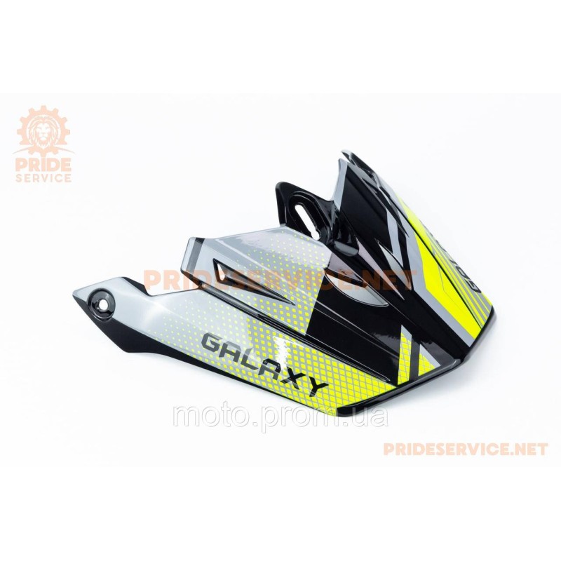 Козырёк шлема кроссового GLX-803, чёрно-салатовый