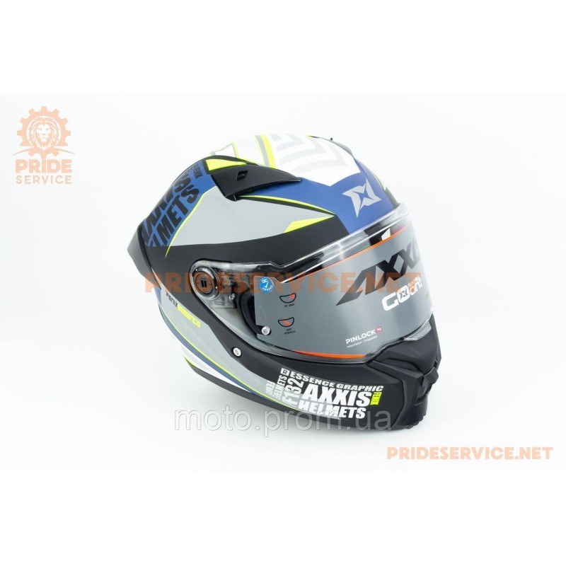 Шлем интеграл (стандарт DOT/ECE) FENIX ESSENCE L (59см), чёрно-синий мат