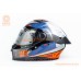 Шлем интеграл (стандарт DOT/ECE) FENIX ESSENCE М (57-58см), чёрно-оранжевый