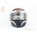 Шлем интеграл (стандарт DOT/ECE), выдвижные очки PANTHER SV THORN М (57-58см), чёрно-серый мат