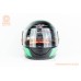 Шолом інтеграл BLD-825A S (55-56см), чорно-салатовий