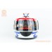 Шолом інтеграл BLD-825B L (59-60см), біло-червоний