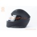 Шлем интеграл GLX-313 S (55-56см), чёрный мат