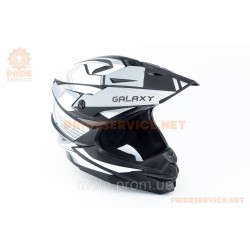 Шлем кроссовый (стандарт DOT) GLX-803 L (59-60см), чёрно-белый мат Шлем кроссовый (стандарт DOT) GLX-803 L (59-60см), чёрно-белый мат