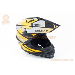 Шлем кроссовый (стандарт DOT) GLX-803 S (55-56см), чёрно-оранжевый мат Шлем кроссовый (стандарт DOT) GLX-803 S (55-56см), чёрно-оранжевый мат