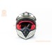 Шолом кросовий (стандарт DOT/ECE) X-CROSS S (55-56см), нікель мат