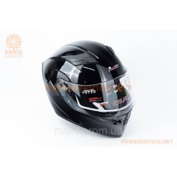 Шлем модуляр с откидным подбородком, выдвижные очки GLX-902 M (57-58см), чёрный Шлем модуляр с откидным подбородком, выдвижные очки GLX-902 M (57-58см), чёрный