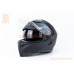 Шлем модуляр с откидным подбородком, выдвижные очки GLX-902 S (55-56см), чёрный мат
