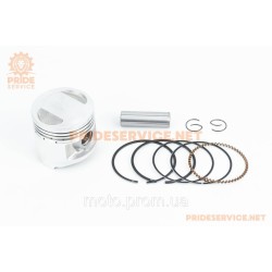 Поршень к-кт CB125cc 56,5мм STD (висота 52,5мм, палець 15мм) Поршень к-кт CB125cc 56,5мм STD (висота 52,5мм, палець 15мм)