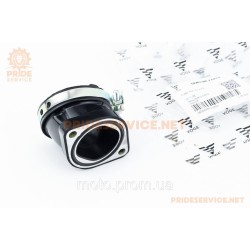 Loncin LX300-6H 300DS Патрубок карбюратора, (прогумований)