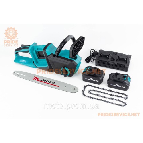 Акумуляторна пилка MAKITA акумулятори 20V 4Ah 2шт Li-ion, шина 14