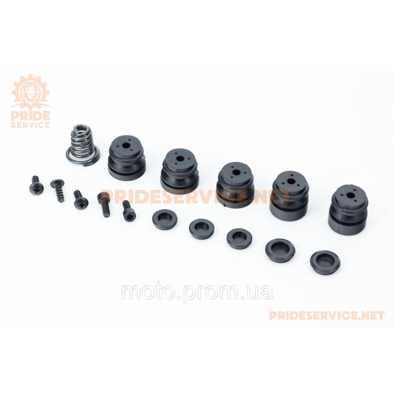 Амортизатор 4500/5200, к-кт 5шт + заглушки + болти + пружина