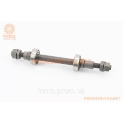 Вісь задня MTB М10х180мм, пром-підшипники 6200 2RS, кріпл. гайка, чорна