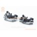 Гальмо Disk-brake переднє (F160/R140мм)+заднє (F180/R160мм), диски 160мм, кріпл. 6 болтів, темно-сірі SL-M350+RT525