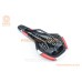 Сидіння MTB 280x155мм, чорно-червоне VL-4333
