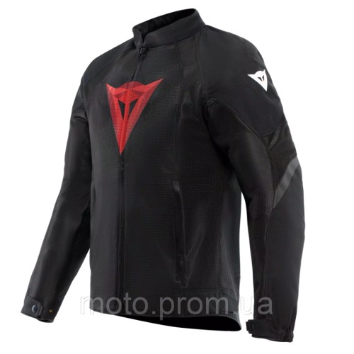 Dainese HEROSPHERE AIR TEX JACKET BLACK RED DIAMOND 56