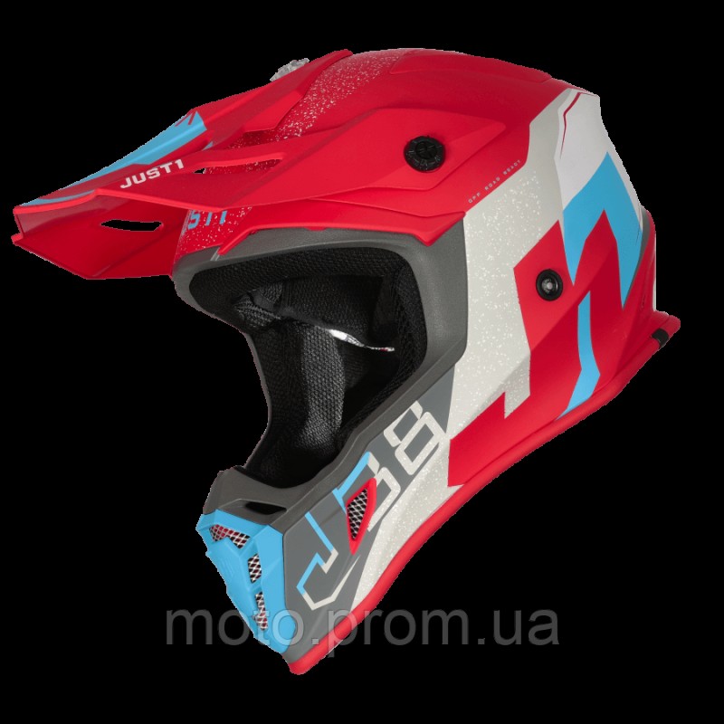 Мотошлем Just1 J38 Korner Blue Red XL