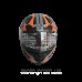 Шлем (интеграл) Nenki FF-856, Matte Grey Orange (M)